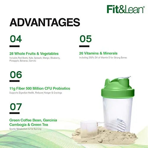 Fit & Lean Meal Shake, Fat Burning Meal Replacement, Meal Replacement with Protein Fit & Lean Au supplements