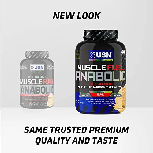 USN Muscle Fuel Anabolic Banana All-in-one Protein Powder Shake (2kg): Workout-Boosting USN Au supplements