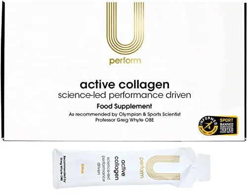 U Perform - Sports Muscle Recovery Supplement - High Protein Liquid Collagen Drink - Great for Joints Repair - Citrus Tasting and Natural Ingredients Based (8000mg) (14 sachets) U Perform Au supplements