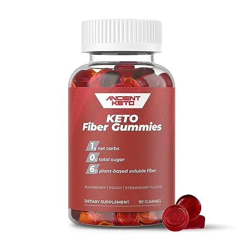 Sugar Free Keto Fiber Gummies for Adults | Keto Vitamin Supplement Ancient Keto Au supplements