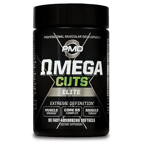 PMD Sports Omega Cuts Elite Fat Loss-Muscle Defining Formula - Omega Fatty Acids PMD Au supplements