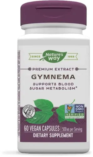 Nature's Way Gymnema Capsules, 500 mg per serving, 60 Count Nature's Way Au supplements