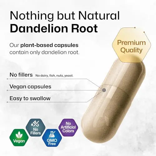 BIO KRAUTER Dandelion Root Capsules - Organic Dandelion Root Supplement - Vegan BIO KRAUTER Au supplements