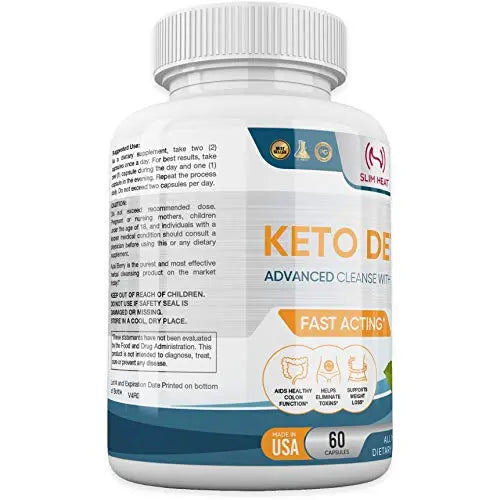 Advanced Keto Colon Cleanser & Detox for Weight Loss - Aids Healthy Colon Function Slim Heat Au supplements