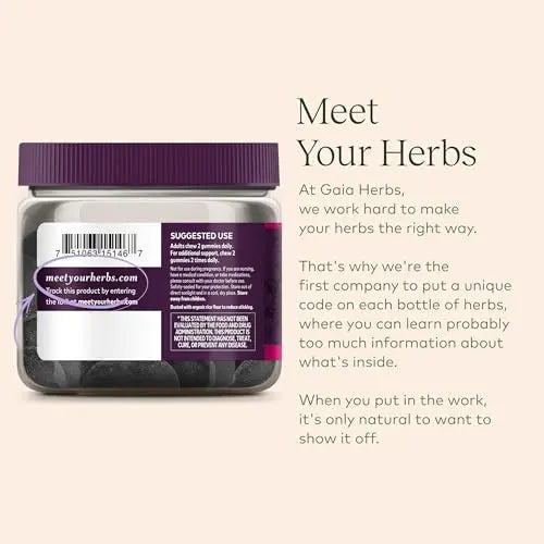 Gaia Herbs Black Elderberry (Sambucus Nigra) Extra Strength Gummies Gaia Herbs Au supplements