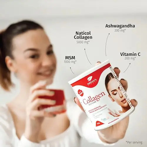 Nature's Finest by Nutrisslim Collagen Skincare | Fish Collagen Powder Naticol (5000mg) with MSM, Vitamin C, Ashwagandha Nature's Finest by Nutrisslim Au supplements