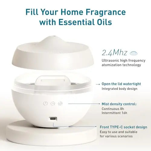 Essential Oil Diffuser, 300ML Quiet Premium Humidifier, Natural Home Fragrance Aroma Diffuser Colobles Au supplements