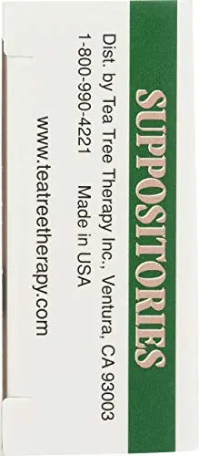 Tea Tree Therapy Vaginal Suppositories with Oil, 6 Count, White Tea Tree Therapy Au supplements