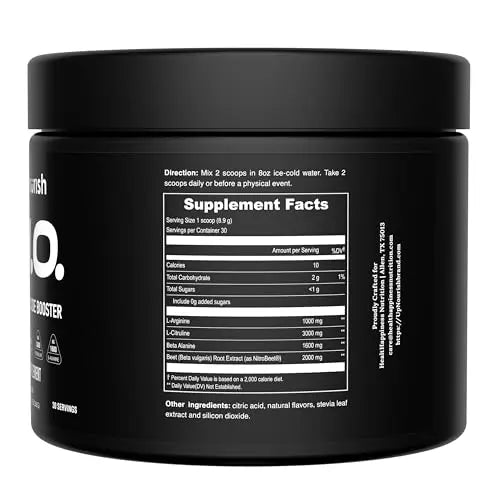 UpNourish Beet Root Powder Nitric Oxide Booster - L arginine L Citrulline Supplements UpNourish Au supplements