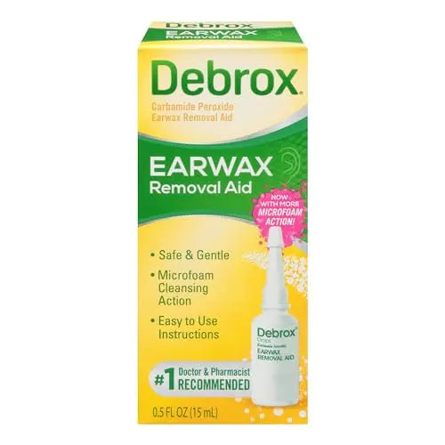 Debrox Ear Wax Removal Drops, Gentle Microfoam Ear Wax Remover, 0.5 Fl Oz Debrox Au supplements