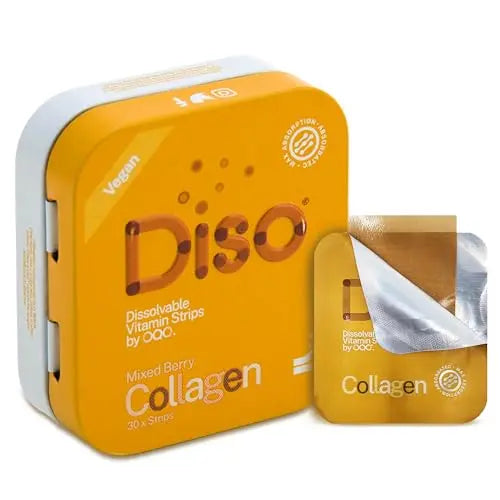 Diso Collagen Supplements for Women & Men with Biotin (1000mcg), Tin of 30 Oral Dissolvable OQO Au supplements