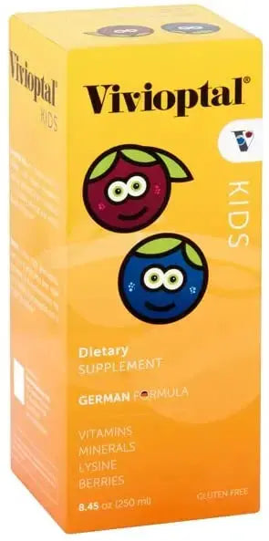 Vivioptal Kids, Liquid Multivitamin & Multiminerals Supplement, Berries, 8.45 Fl Oz Aus Healthcare Au supplements