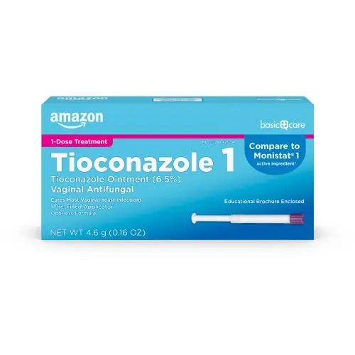 Amazon Basic Care Tioconazole Ointment 6.5 Percent, Vaginal Antifungal, 1-Dose Treatment Amazon Basic Care Au supplements