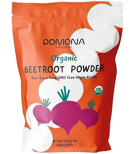Pomona Wellness Organic Beetroot Powder, Superfood, Raw, Vegan & Non-GMO Pomona Wellness Au supplements