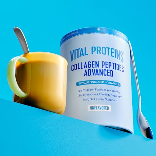 Vital Proteins Collagen Peptides Powder Advanced with Hyaluronic Acid & Vitamin C, Collagen Supplements, Unflavored, 12 Servings Vital Proteins Au supplements