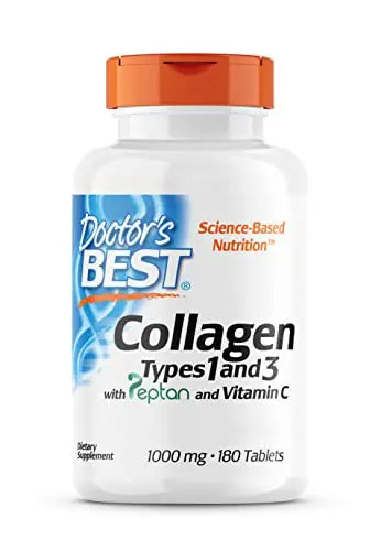 Doctor's Best, Collagen Types 1 and 3, Peptane & Vitamin C, 1,000mg, 180 Tablets Doctor's BEST Au supplements