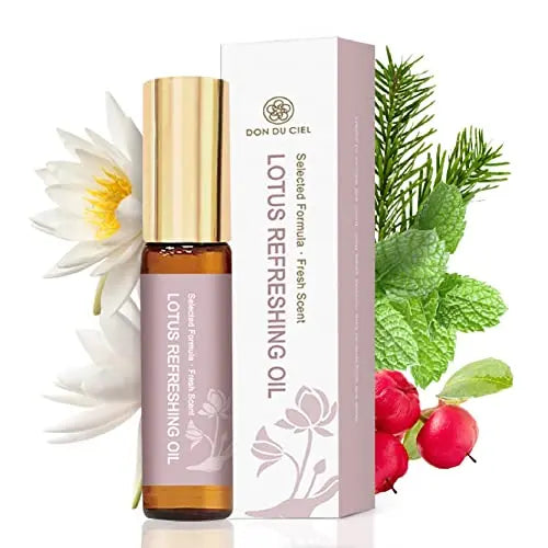 Don Du Ciel Organic and Kid-Friendly Lotus Essential Oil Blend Roll On for Stress Relief and Itch Relief Don Du Ciel Au supplements