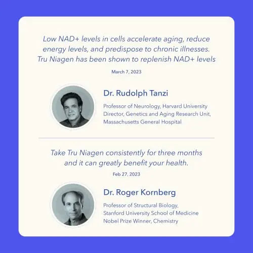 TRU NIAGEN - Patented Nicotinamide Riboside NAD+ Supplement. NR Supports Cellular TRU NIAGEN Au supplements