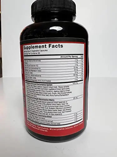 FORCE FACTOR Test X180 Alpha Max, 2-Pack, Total Testosterone and Nitric Oxide Booster Force Factor Au supplements