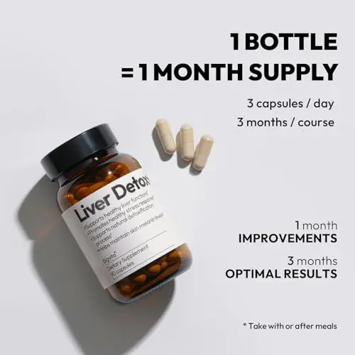 BigVita Liver Detox Vegan Gluten Free Liver Health Supplement Cleanse Detox & Repair BigVita Au supplements