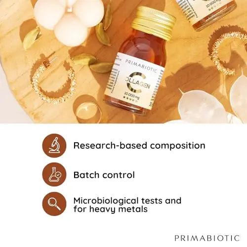 Primabiotic Collagen - Collagen Pack 30 Bottles 30 ml - High Collagen Content [10,000 mg] PRIMABIOTIC Au supplements