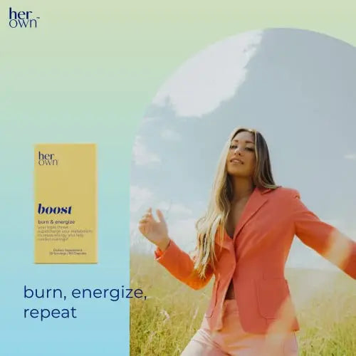 her own Boost, Helps Boost Energy, Supports Metabolism, Proprietary Thermogenic Blend her own Au supplements