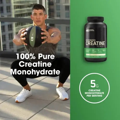 Optimum Nutrition Micronized Creatine Monohydrate Powder, Unflavored, Keto Friendly Optimum Nutrition Au supplements