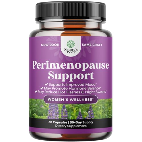 Complete Perimenopause Supplement for Women - Multibenefit Menopause Relief Natures Craft Au supplements