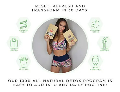 Teami® 30-Day Detox Tea Pack: All-Natural Teatox Kit with Teami Skinny & Teami Colon Teami Au supplements