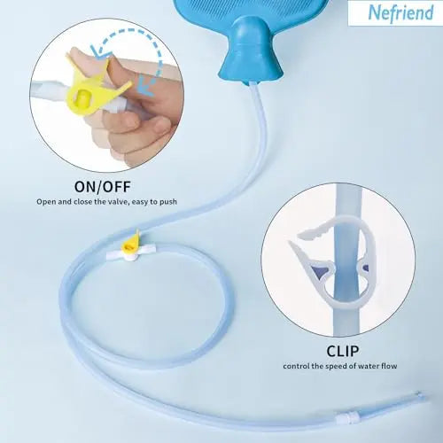 Nefriend-2L Enema Bag - Colon Cleanse - Constipation Relief - Vaginal Cleanse - Men's Health Msupps.com Au supplements