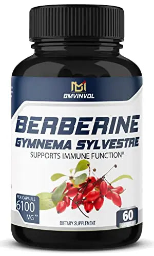 BMVINVOL 5-in-1 Berberine Supplement 6100mg with Ceylon Cinnamon, Gymnema Sylvestre BMVINVOL Au supplements