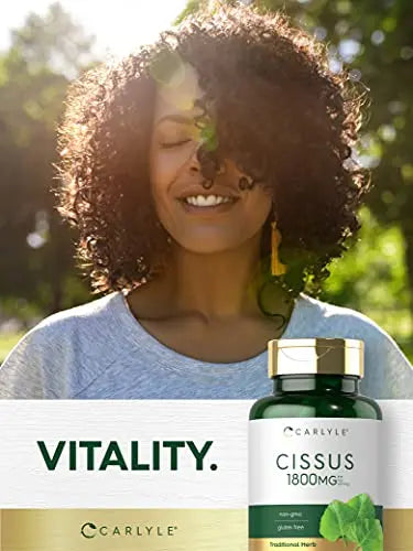 Carlyle Cissus Quadrangularis 1800mg | 200 Capsules | Traditional Herb Extract Carlyle Au supplements