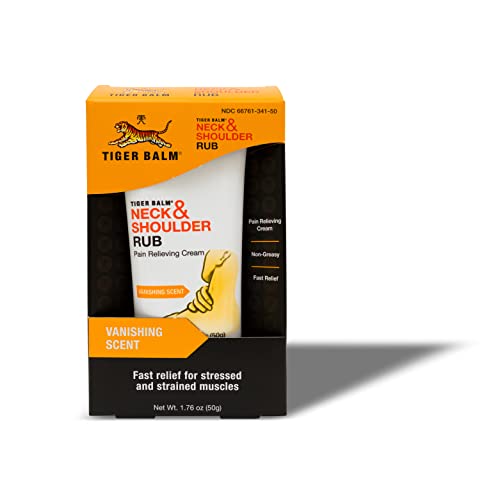 Tiger Balm Neck & Shoulder Rub Vanishing Scent 1.76 oz (Pack of 2) Tiger Balm Au supplements