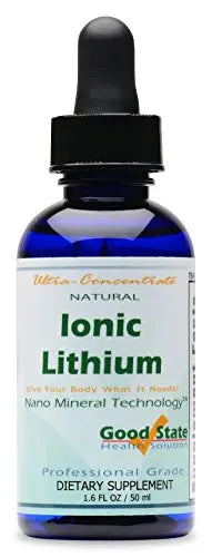 Good State Liquid Ionic Lithium Ultra Concentrate (10 drops equals 500 mcg Good State Au supplements