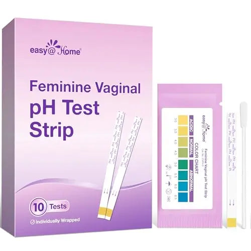 Easy@Home Vaginal pH Test -10 Strips | BV Test Kit at Home for Women | Yeast Infection Test + pH Balance Easy@Home Au supplements