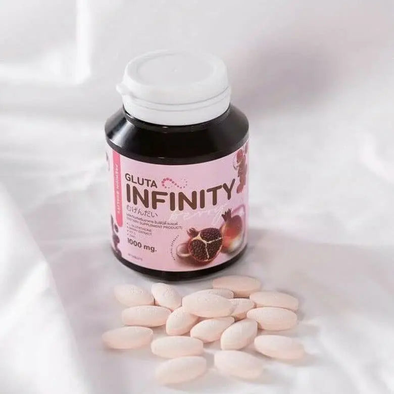 Gluta Infiniy 1000mg L-Glutathione Supplement Tripeptide Fish Collagen L-Glutamine Ascorbic Alizée Spa Au supplements
