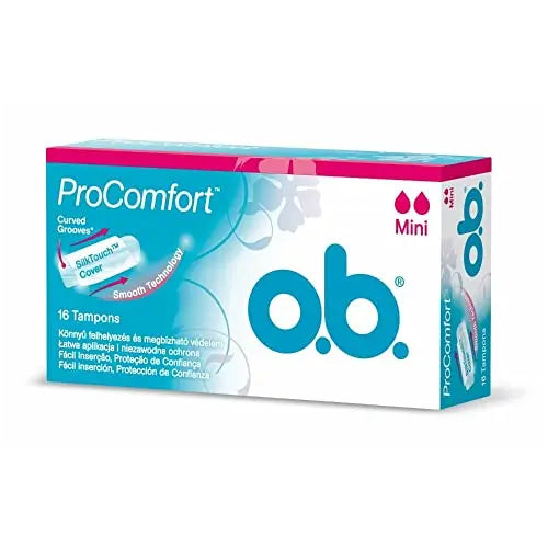 OB O.B. Pro Comfort Mini Tampon 16s -O.B.PRO Comfort Super tampons with Fluid-Lock Grooves o.b. Au supplements