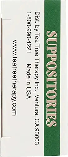 Tea Tree Suppository - 6 suppositories Tea Tree Therapy Au supplements