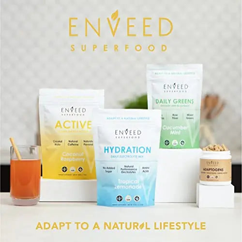 ENVEED SUPERFOOD Active | Natural Caffeine and Adaptogen Pre Workout Powder ENVEED SUPERFOOD Au supplements