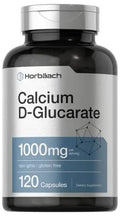Calcium D-Glucarate 1000mg | 120 Capsules | Non-GMO, Gluten Free Supplement Horbäach Au supplements