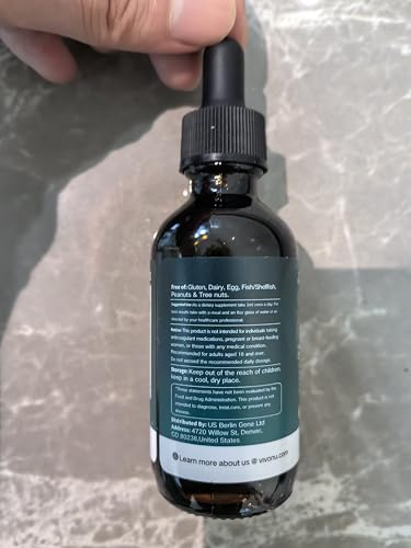 21-in-1 Lymphatic Drainage Drops for Liposomal, Immune & Lymph System Support Supplement for Women & Men with Echinacea, Dandelion