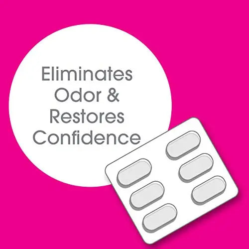 vH essentials Vaginal Odor Treatment - pH Balanced Vaginal Suppositories - 6 Tablets With Applicator, White vH essentials Au supplements