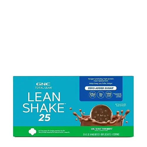 GNC Total Lean | Lean Shake 25, To Go Bottles | Low-Carb Protein Shake to Improve Weight GNC Au supplements