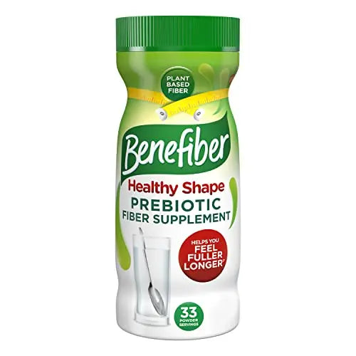 Benefiber Healthy Shape Prebiotic Fiber Supplement Powder for Digestive Health, Daily Fiber Powder Benefiber Au supplements