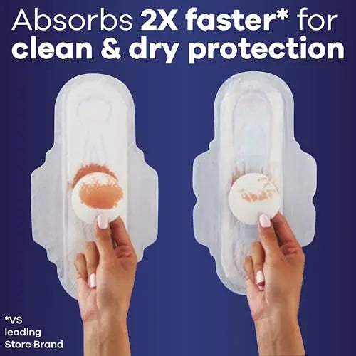 Always Ultra Thin Feminine Pads for Women, Size 5, Extra Heavy, Overnight Absorbency Always Au supplements