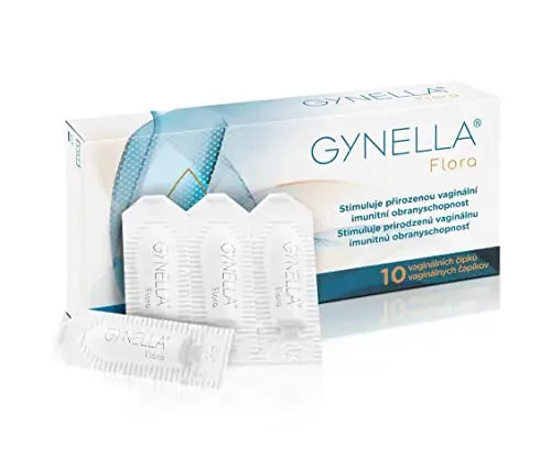 Pharma Brand GYNELLA Flora Vaginal Suppositories 10 Pieces - restores Damaged Vaginal microflora Due to Infection Pharma Brand Au supplements