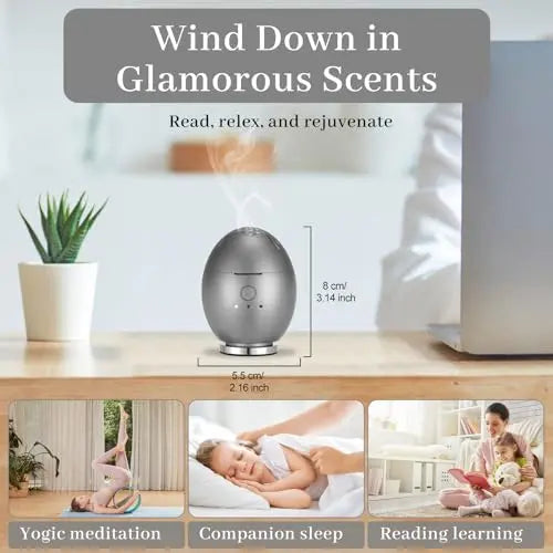 ARTRONIC Orbby Portable Aromatherapy Diffuser | Adjustable Temp | Natural Agarwood Artronic Au supplements