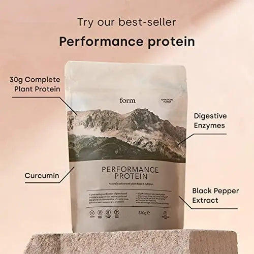 Form Performance Protein - Vegan Protein Powder - 30g of Plant Based Protein per Serving Form Au supplements