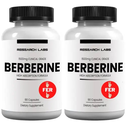 Research Labs 2 Fer 1 Ad - 1500mg Clinical Grade Berberine High Absorption Formula Research Labs Au supplements